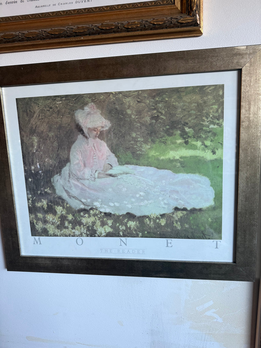 Framed Print of Monet’s “The Reader”