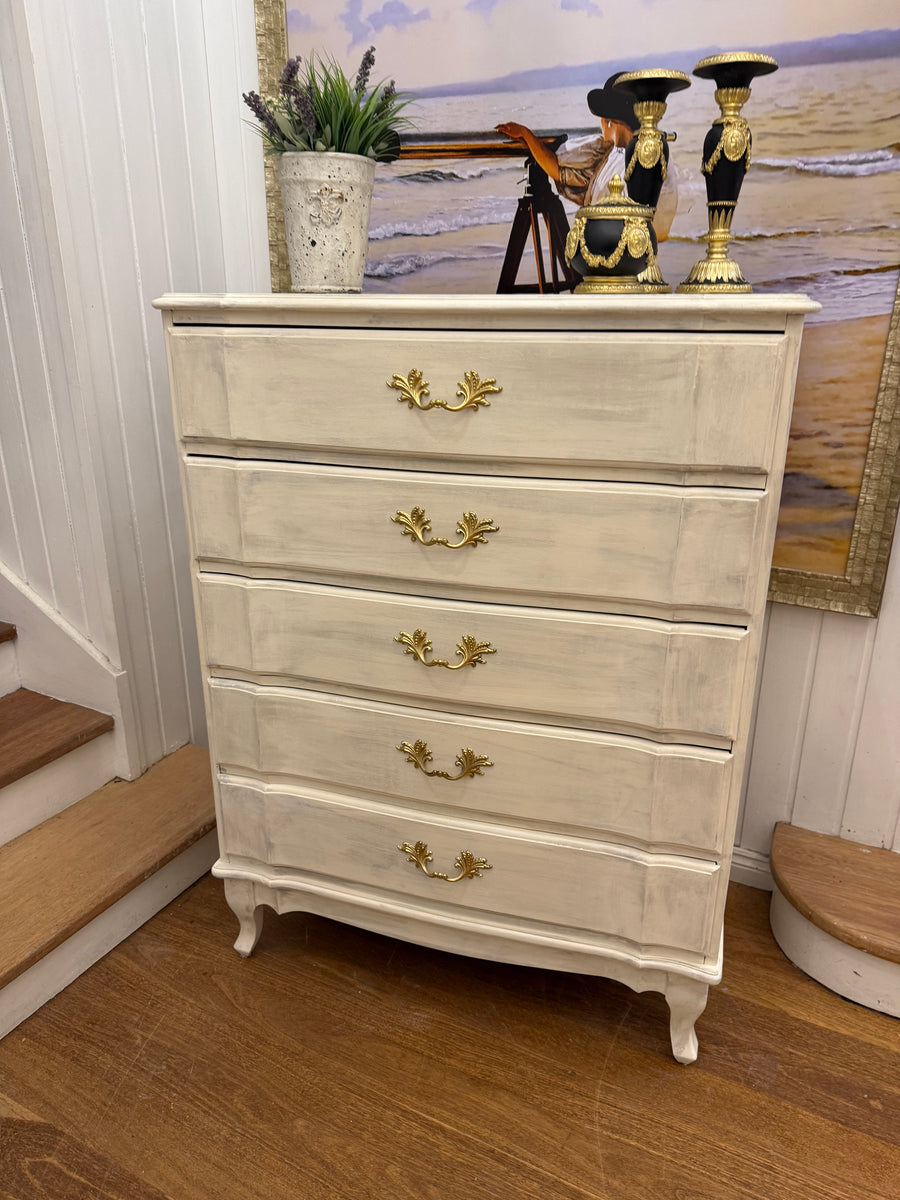 Vintage Berryman French Provincial Style Tallboy