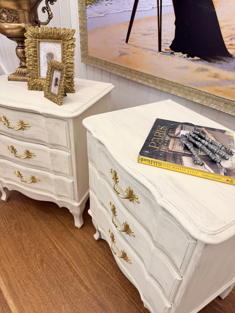2 x Vintage Berryman Bedside Tables