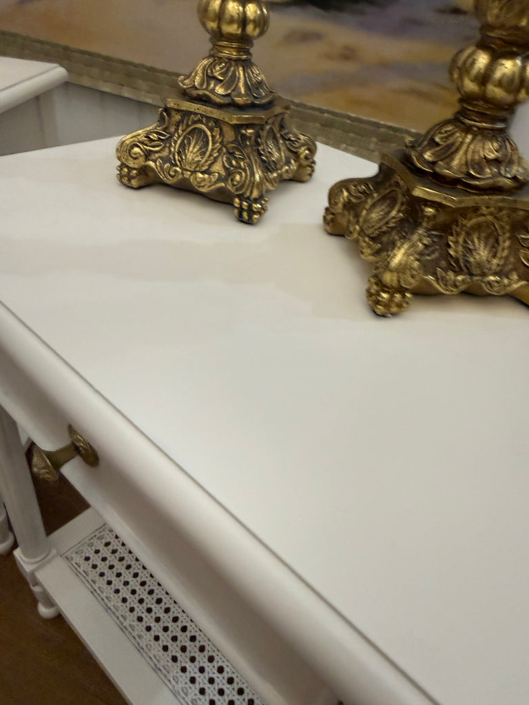 2 x French Provincial Bedside Tables