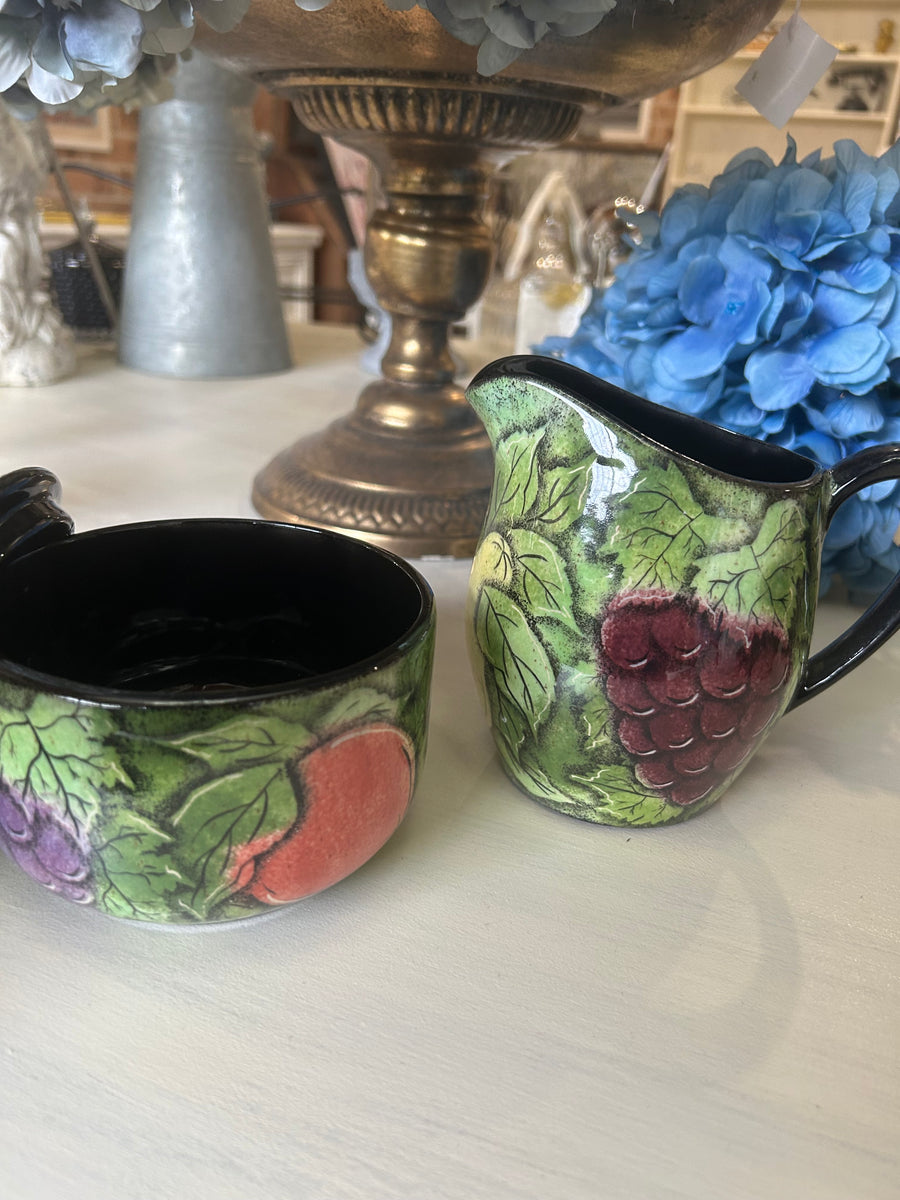 Vintage Ceramic Jug and Canister