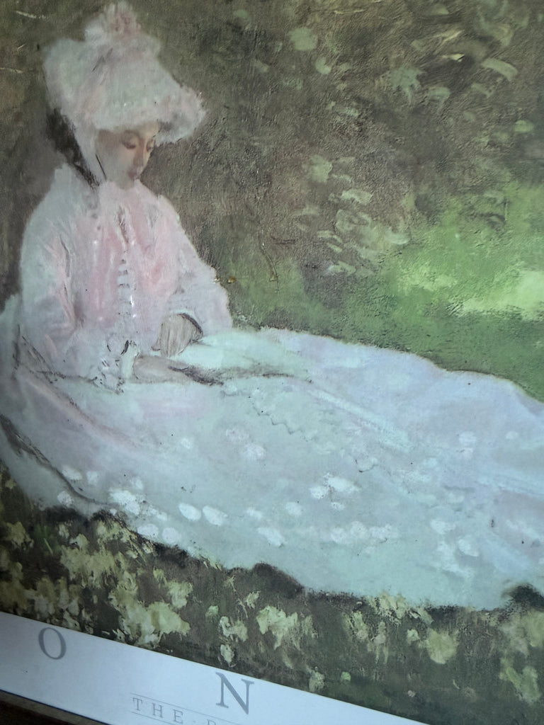 Framed Print of Monet’s “The Reader”