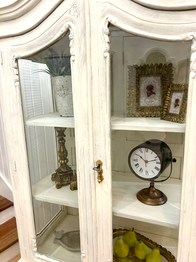 Solid Wood Display Cabinet