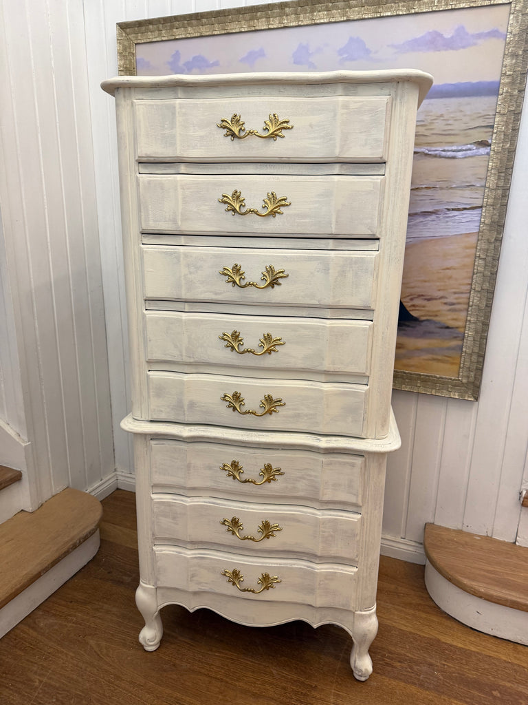 Vintage Berryman French Provincial Style Small Tallboy