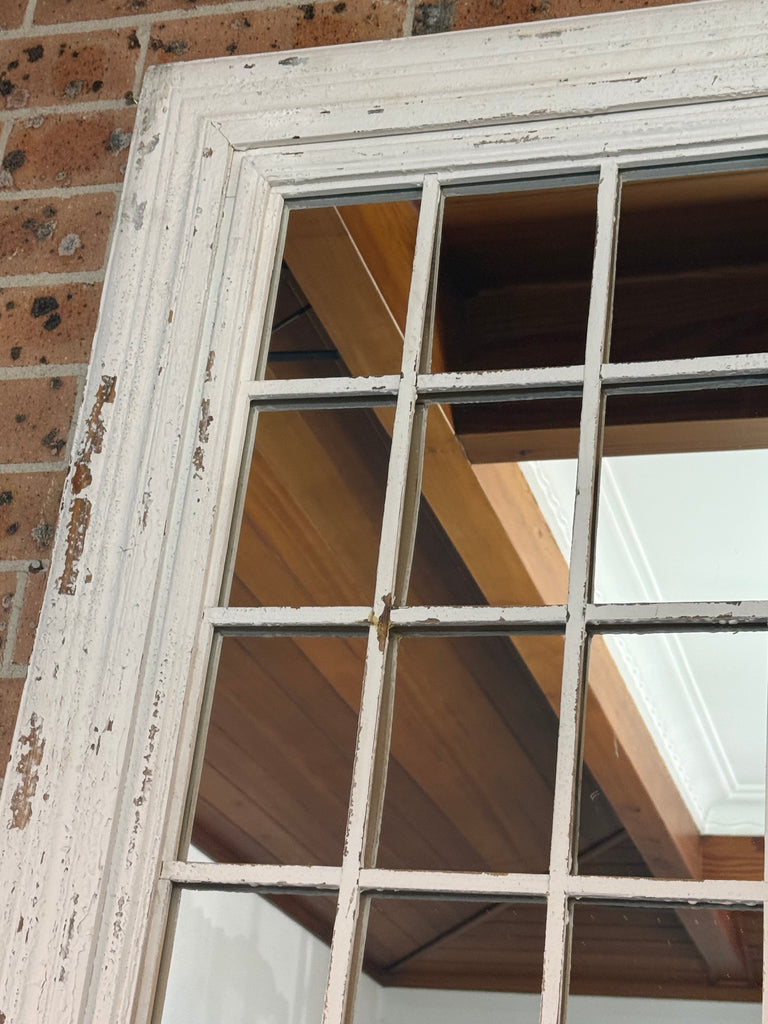 Rustic Provincial Window Mirror