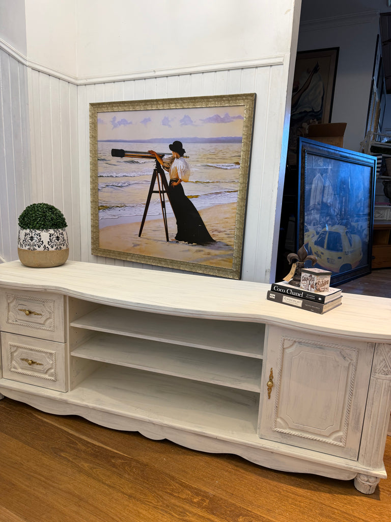 Long French Provincial Style TV unit