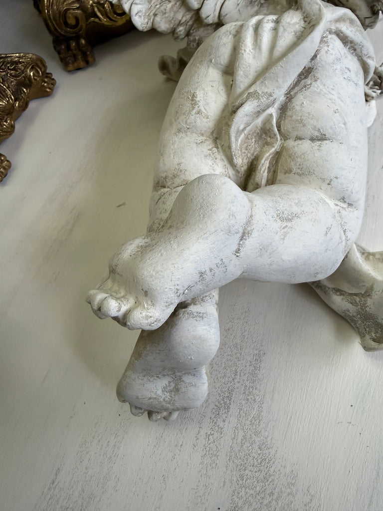 Stone Look Cherub/Angel