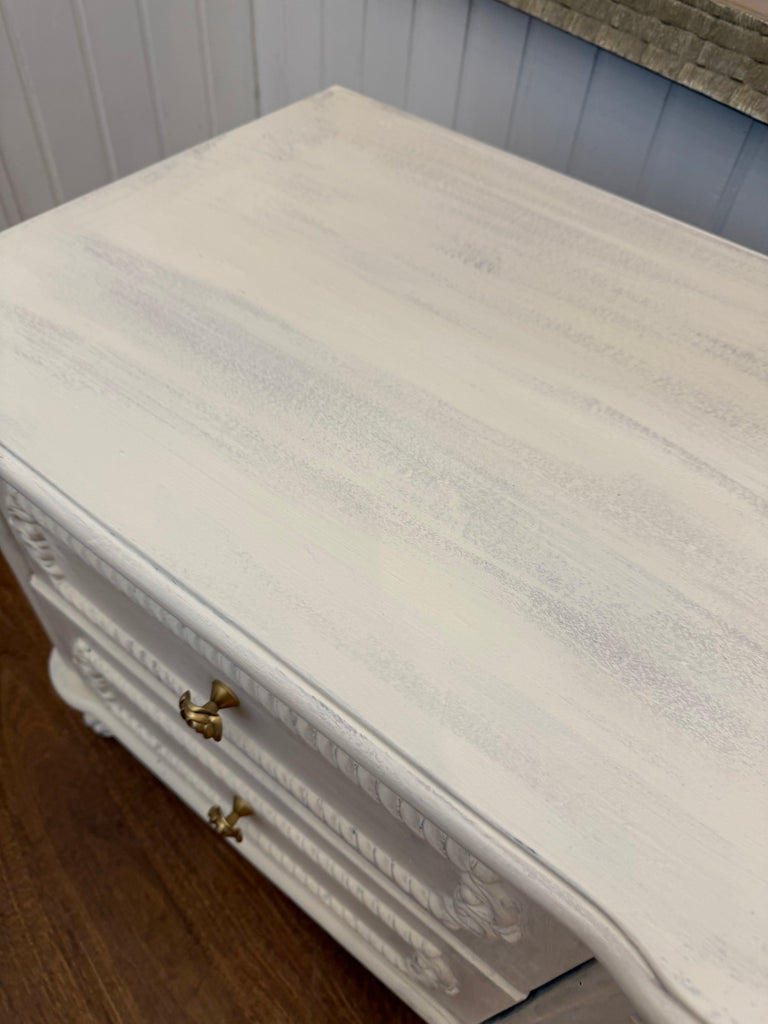Single French Provincial Style Bedside Table