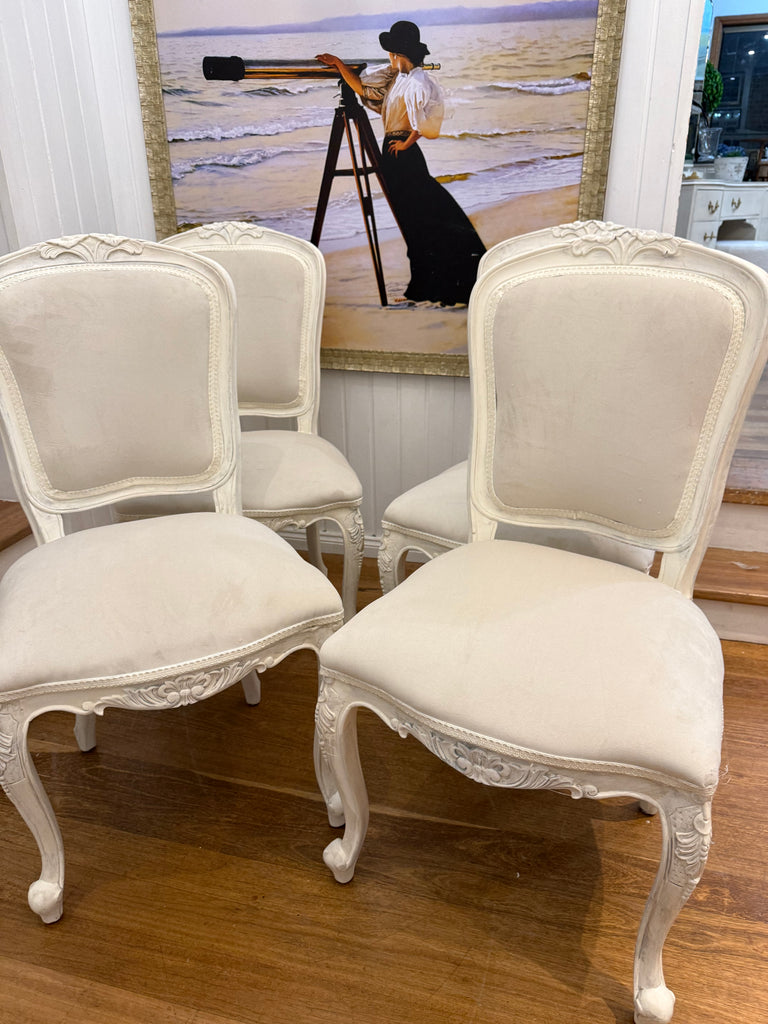 4 x French Provincial Dining Chairs