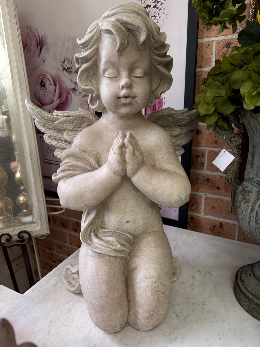 Large Stone Look Angel