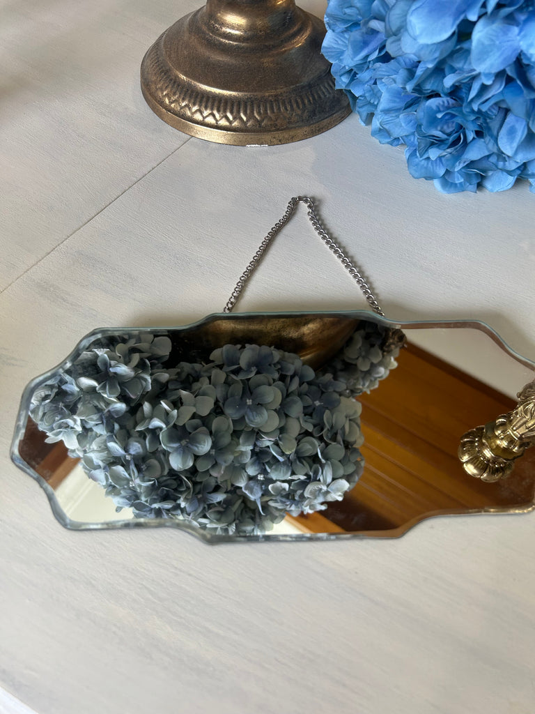 Small Vintage look hanging mirror