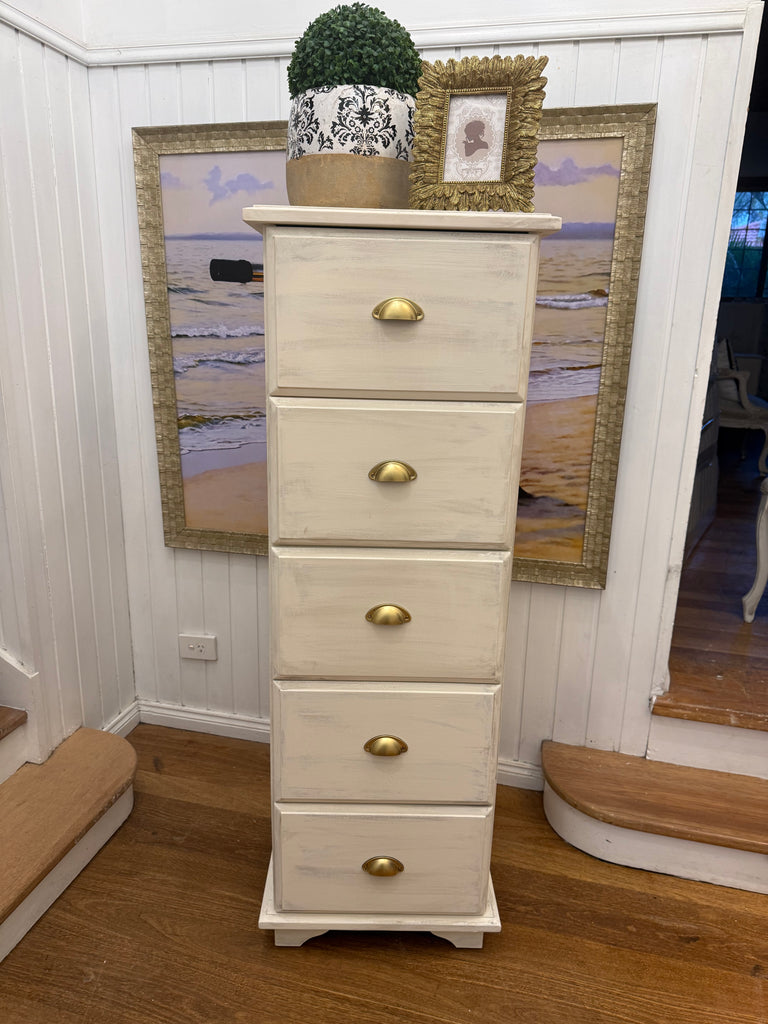 French Provincial Style Tallboy Drawers