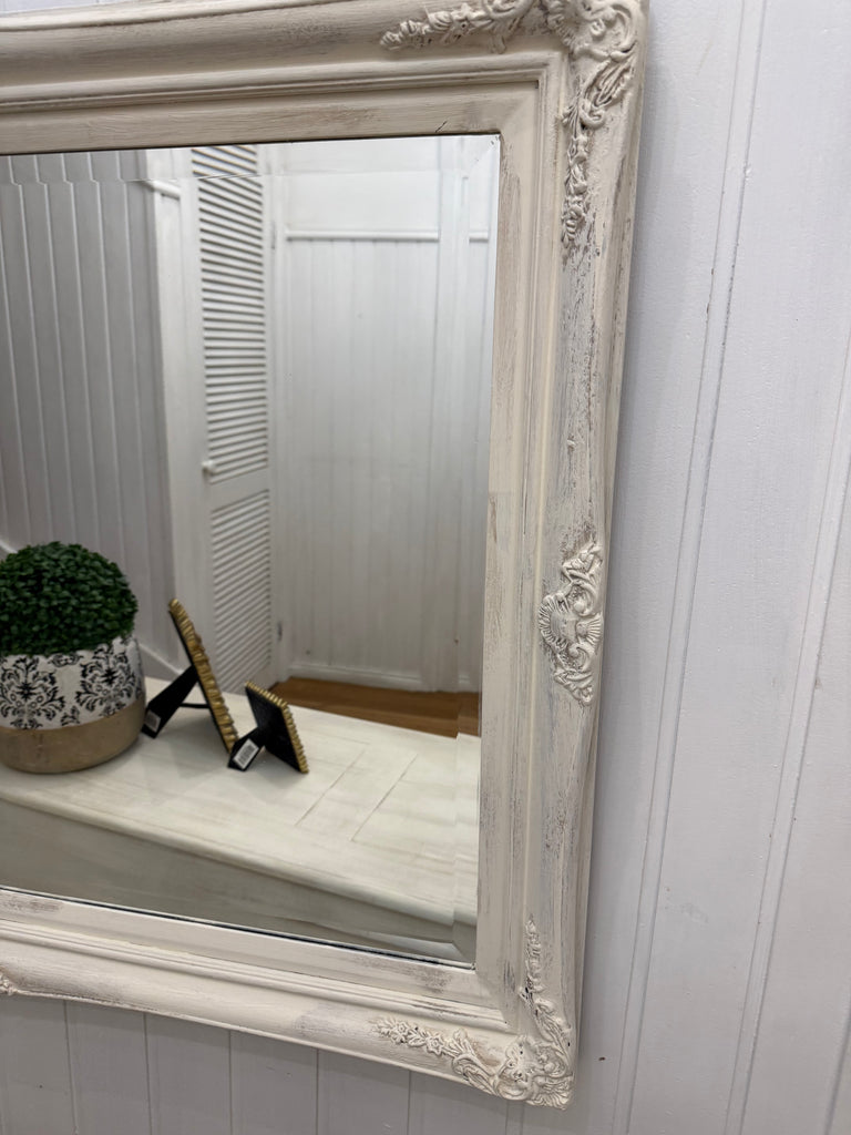 Solid Wood French Provincial Style Console Table and Mirror