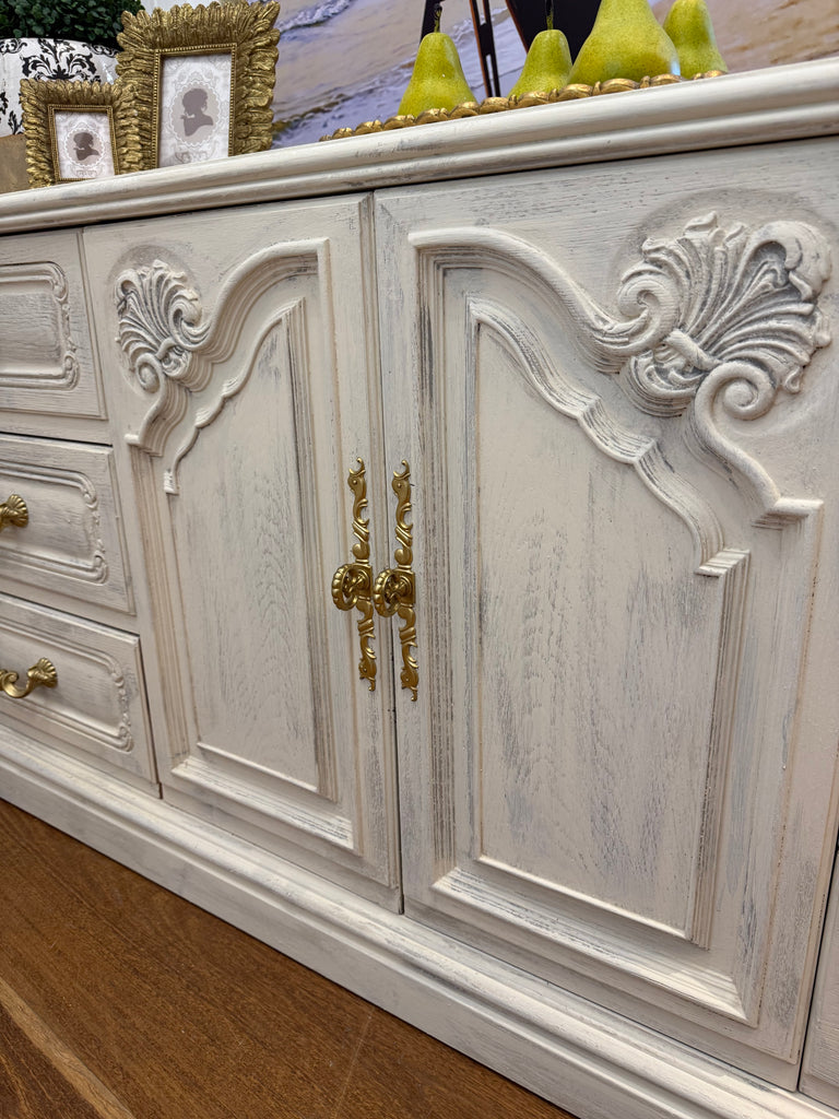 Vintage Berryman French Provincial Style Dresser/TV unit