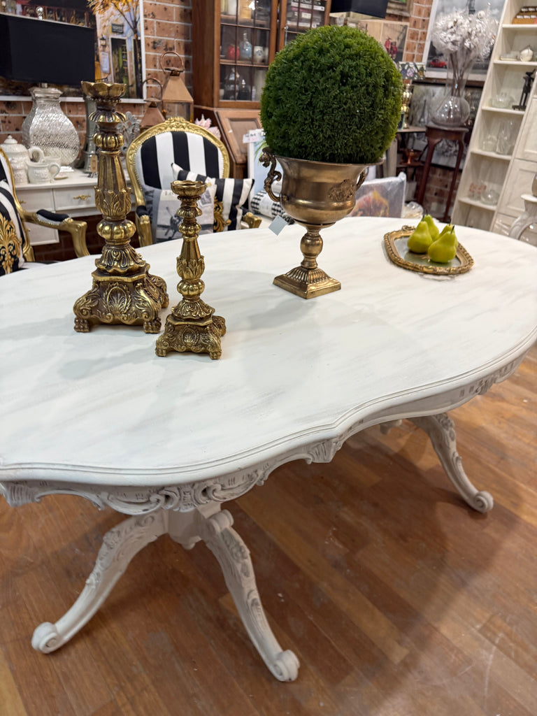Vintage French Provincial Style Dining Table