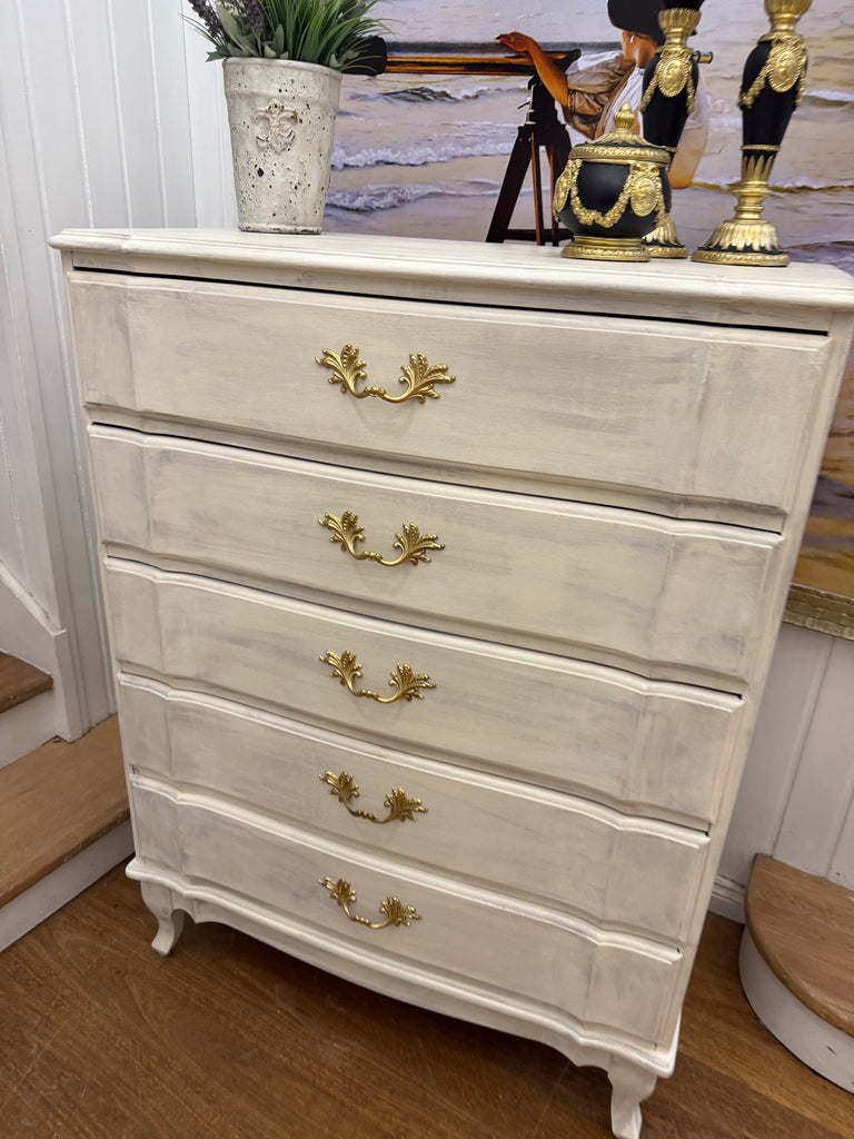 Vintage Berryman French Provincial Style Tallboy