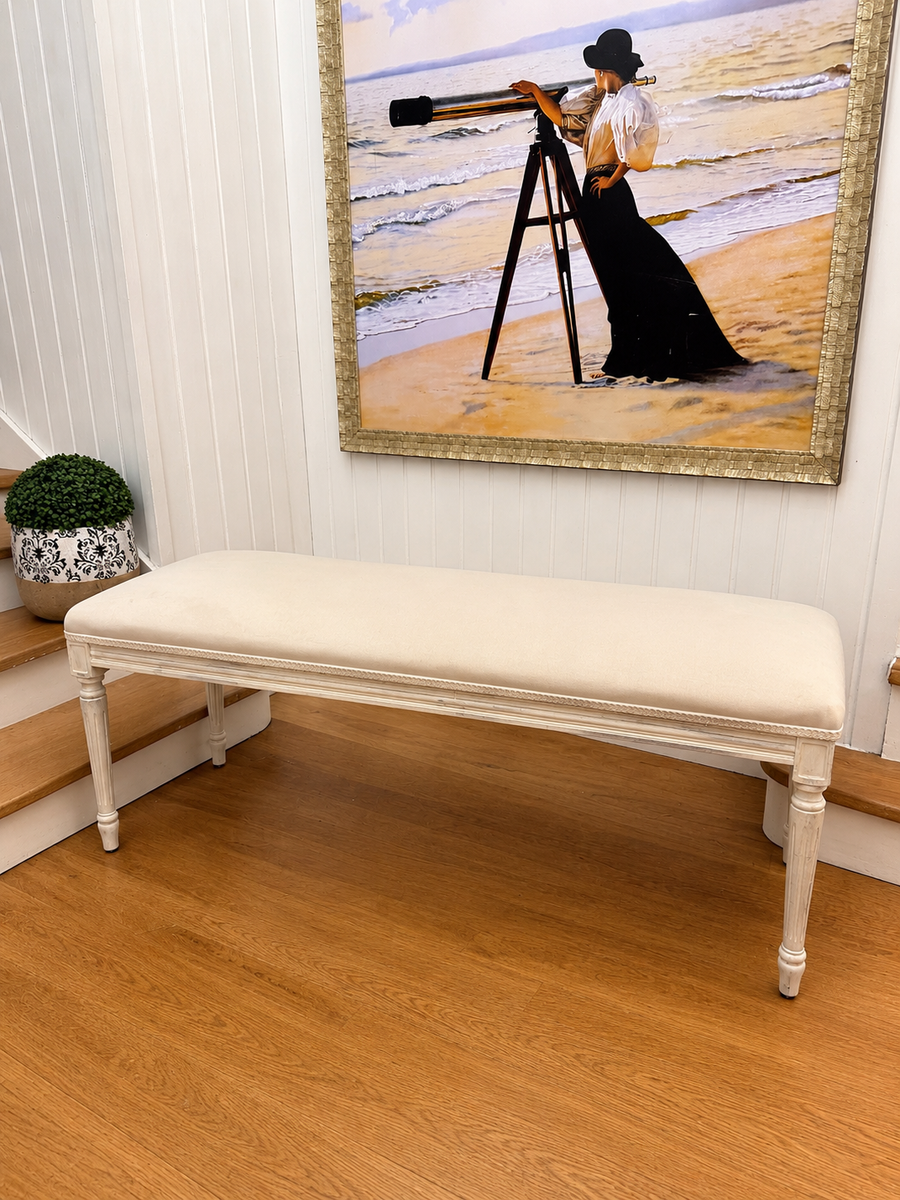 French Provincial Style Bench Seat