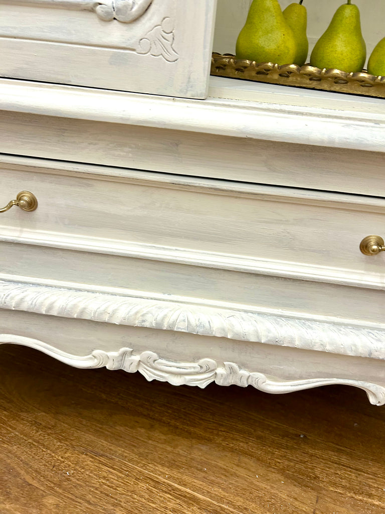 Solid Wood Display Cabinet
