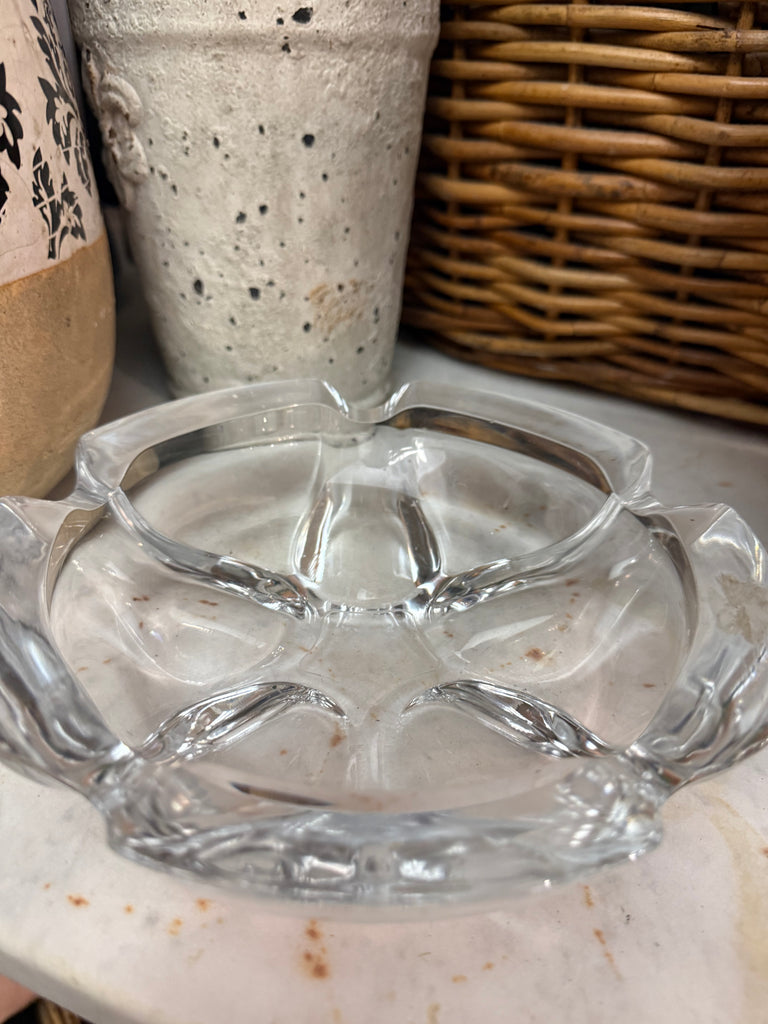 Vintage Cristal D’Arques Lude Lead Crystal Ashtray/bowl