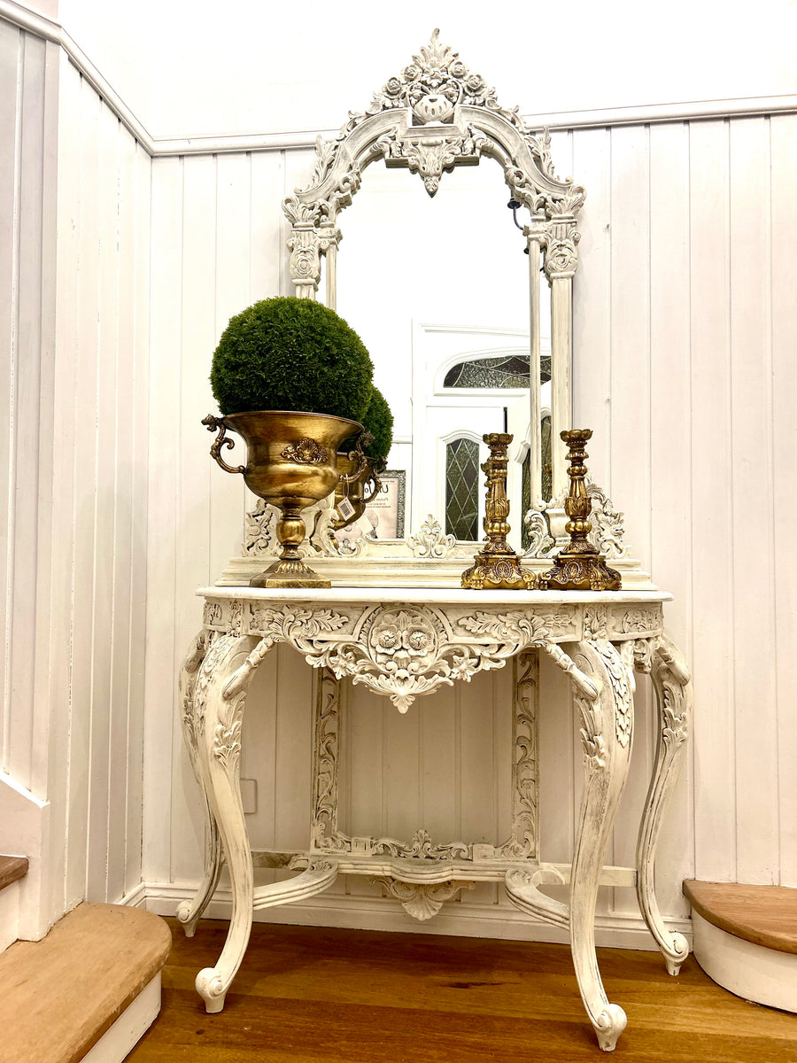 Hall Table and Mirror