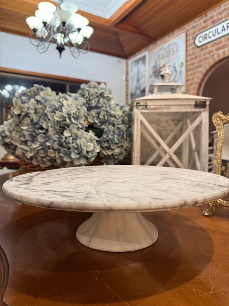 Marble Look Cake Stand