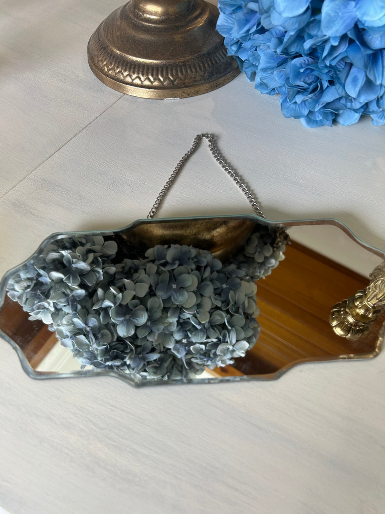 Small Vintage look hanging mirror