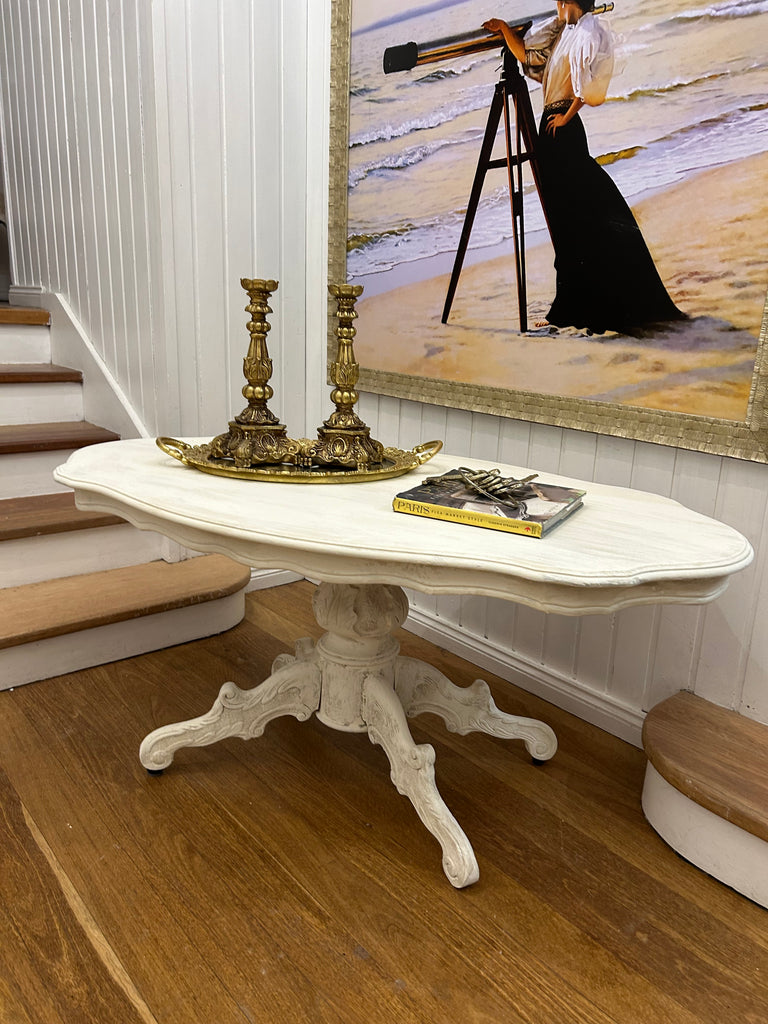 Vintage Pedestal Coffee Table