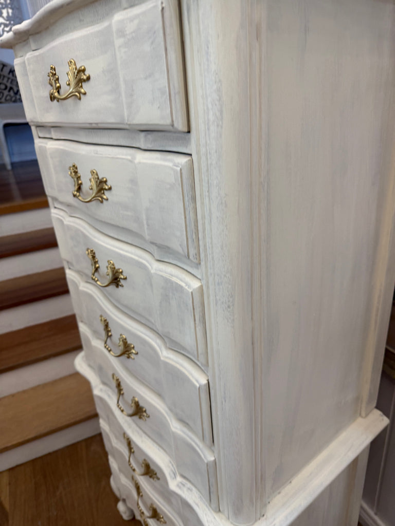 Vintage Berryman French Provincial Style Small Tallboy