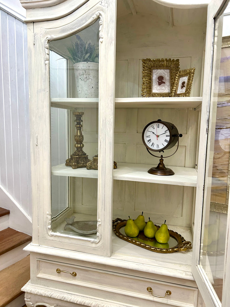 Solid Wood Display Cabinet