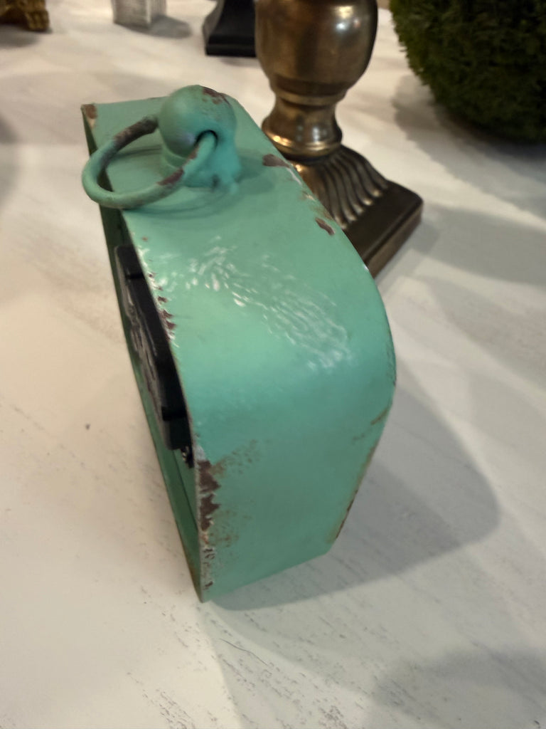 Small Vintage Look Metal Clock