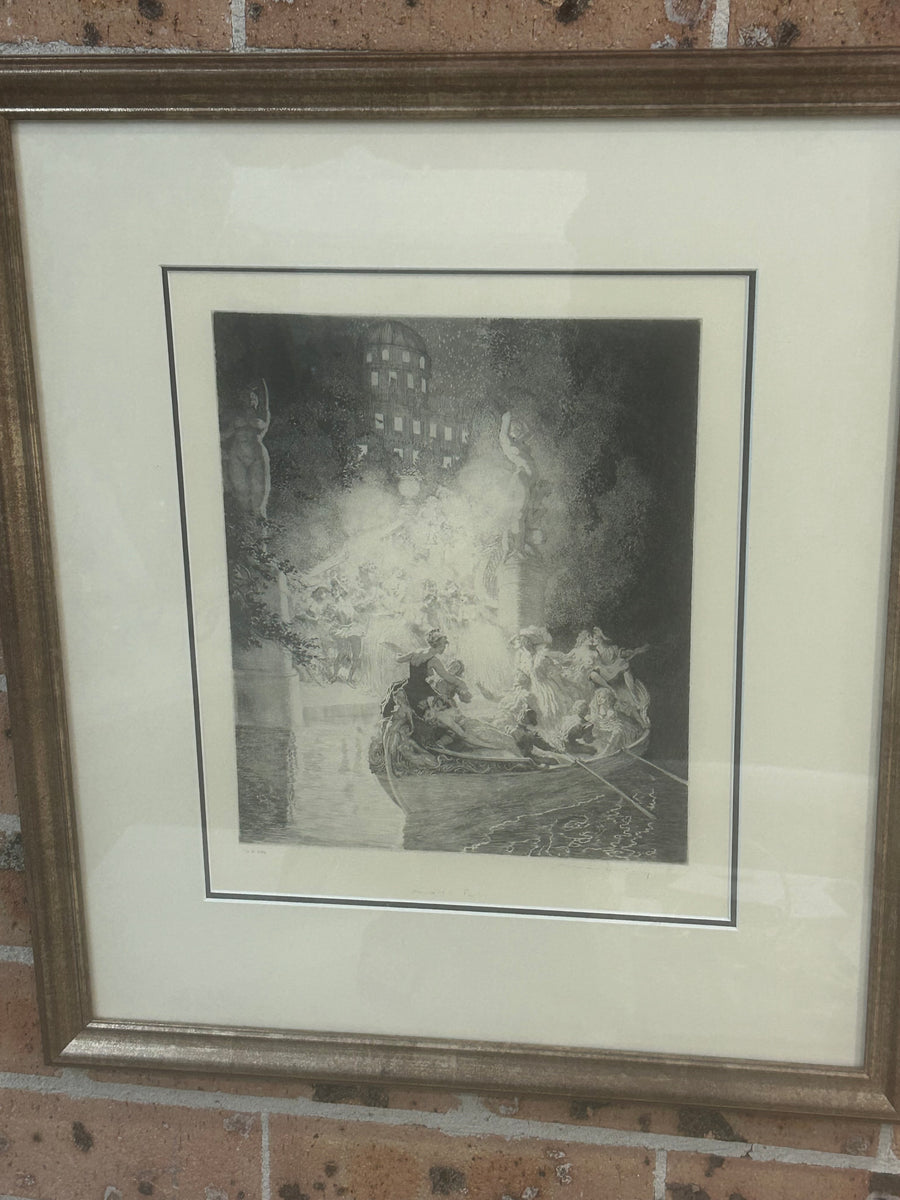 Norman Lindsay Facsimile Etching “Night’s Frolic”