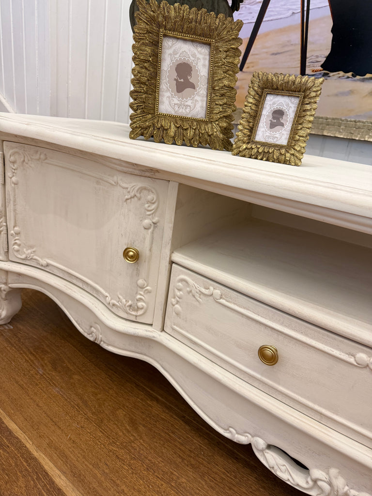 Large French Provincial Style TV unit
