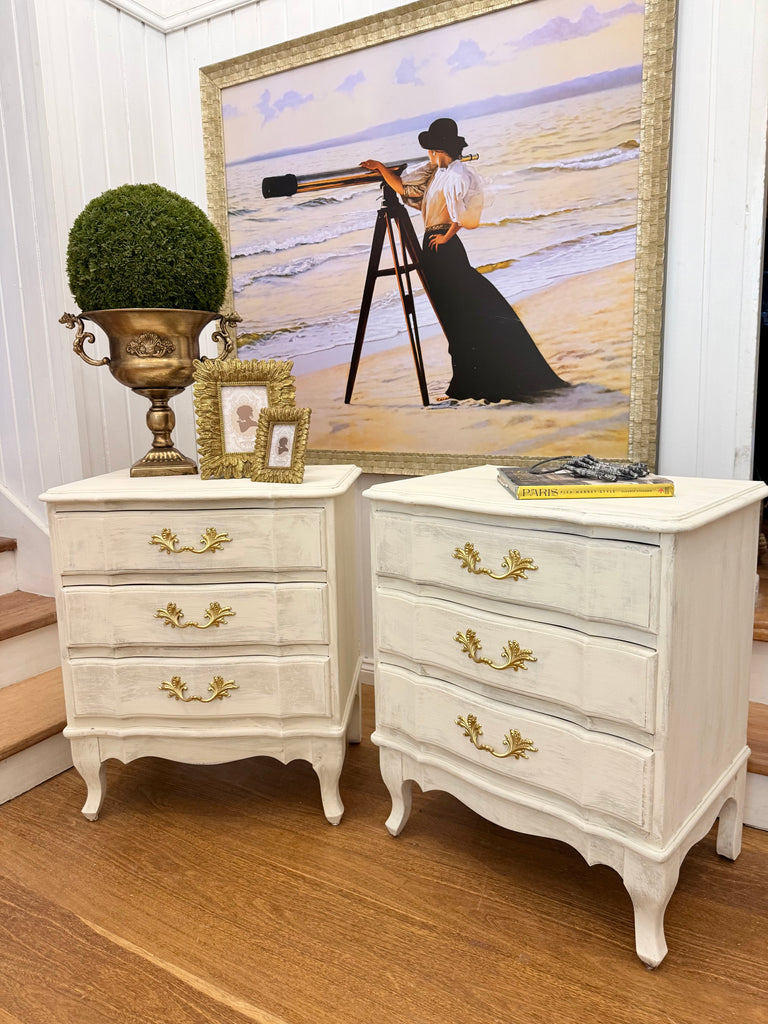 2 x Vintage Berryman Bedside Tables