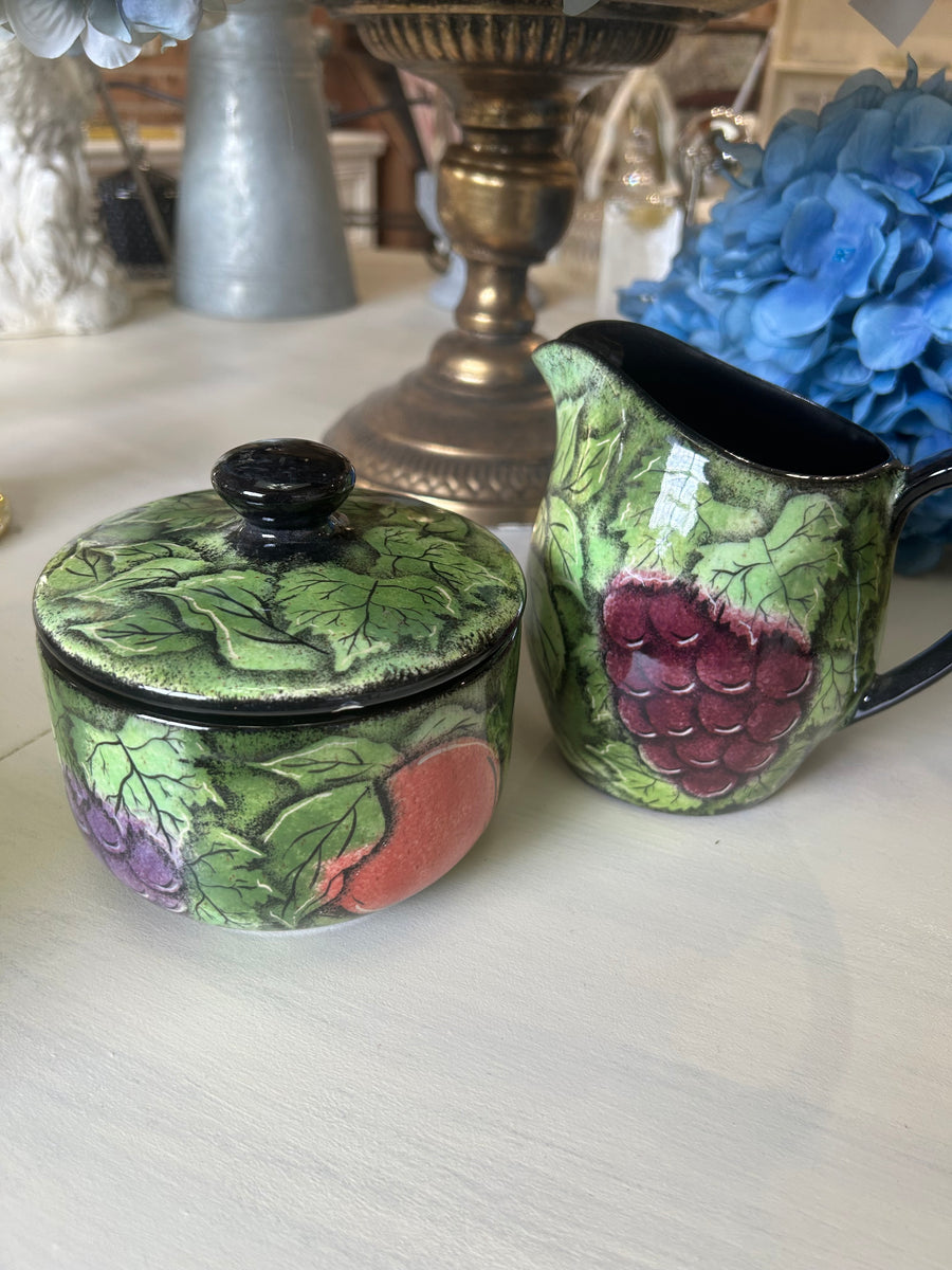 Vintage Ceramic Jug and Canister