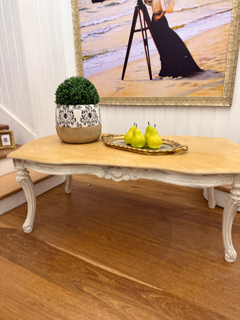 Vintage French Provincial Style Coffee Table