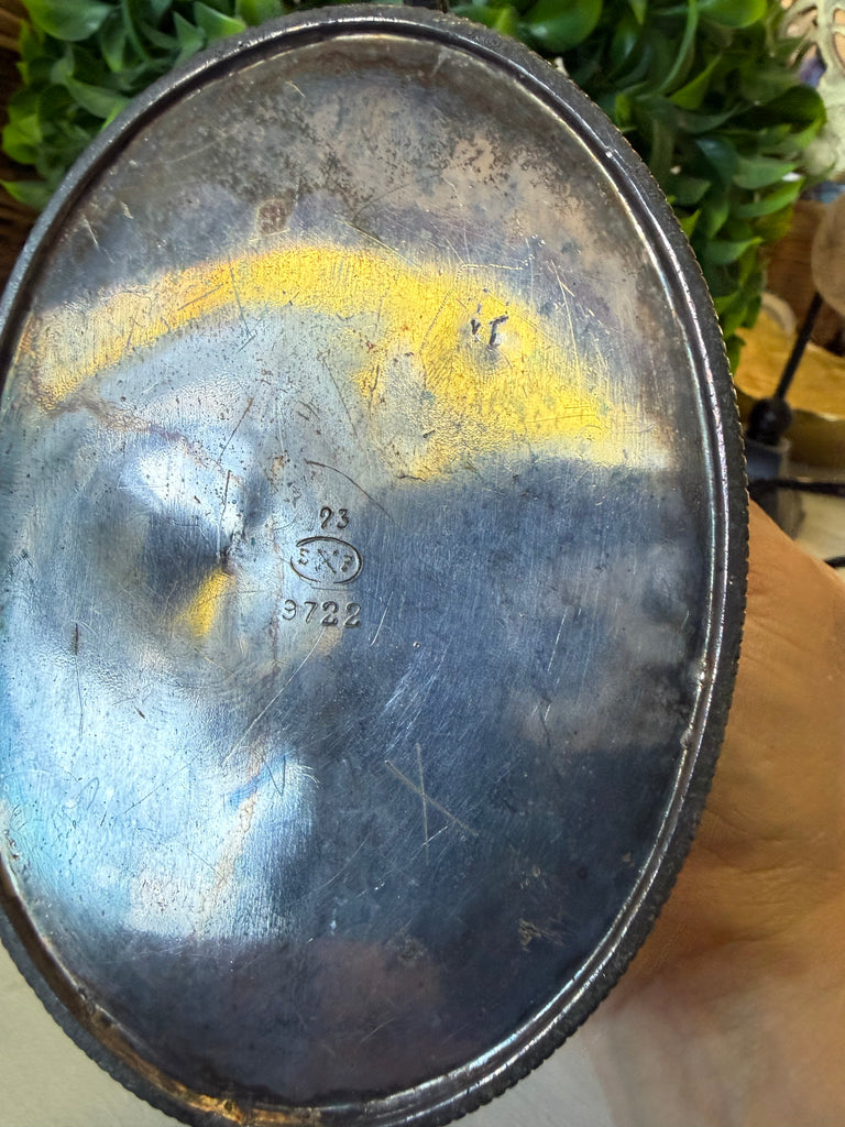 Antique Victorian James Shaw & Fisher Biscuit Barrel c.1872–1894 Missing Lid