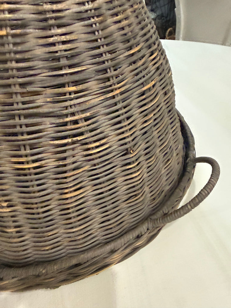 Large Rattan Tray & Cloche