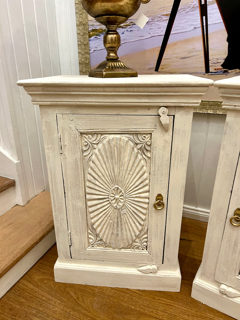 2 x Solid Wood Bedsides