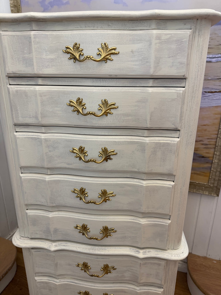 Vintage Berryman French Provincial Style Small Tallboy