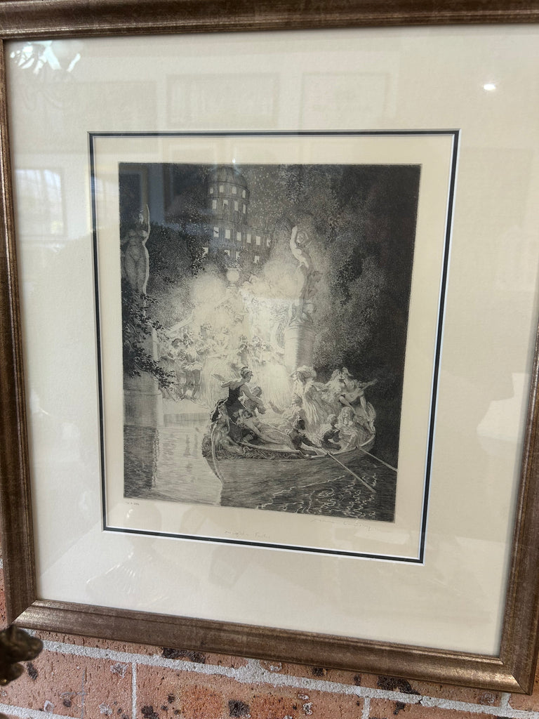 Norman Lindsay Facsimile Etching “Night’s Frolic”