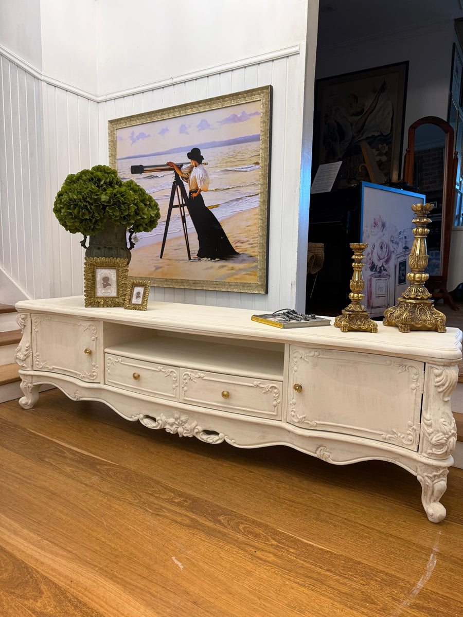 Large French Provincial Style TV unit