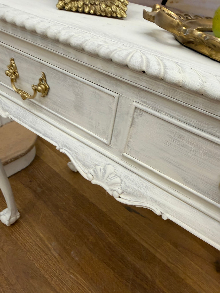 Antique French Provincial Style Console Table