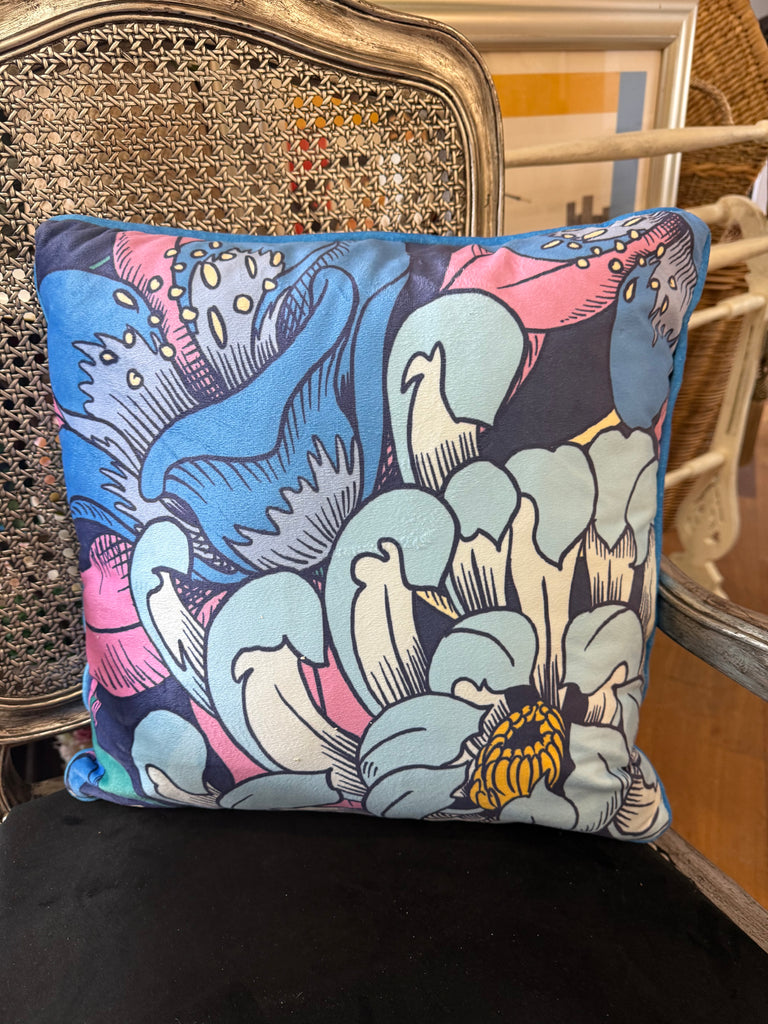 Frida Kahlo Velvet Cushion