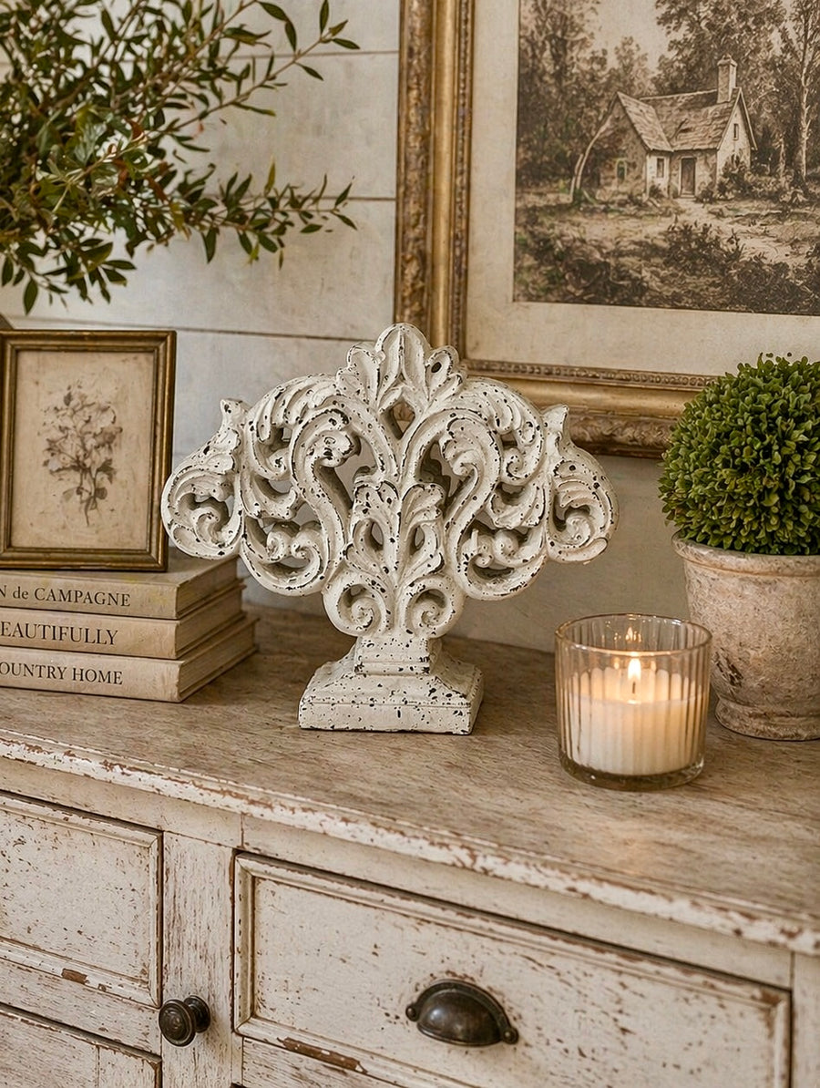 Cement Look Standing Decor