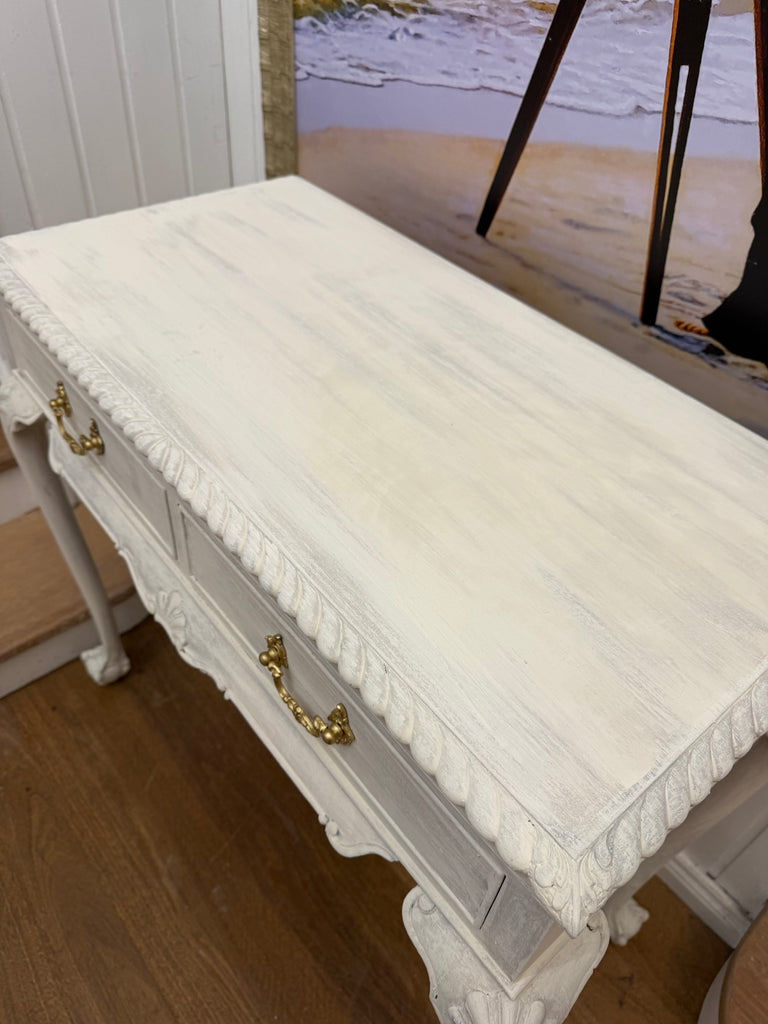 Antique French Provincial Style Console Table