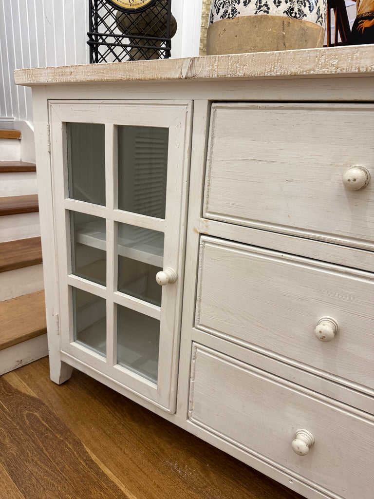 Rustic Provincial Style Buffet Sideboard
