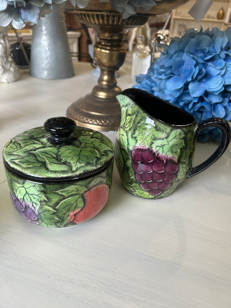 Vintage Ceramic Jug and Canister