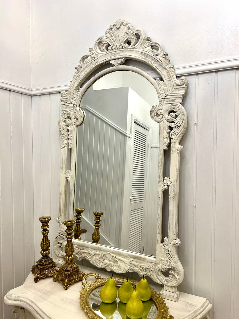 Console Table and Mirror