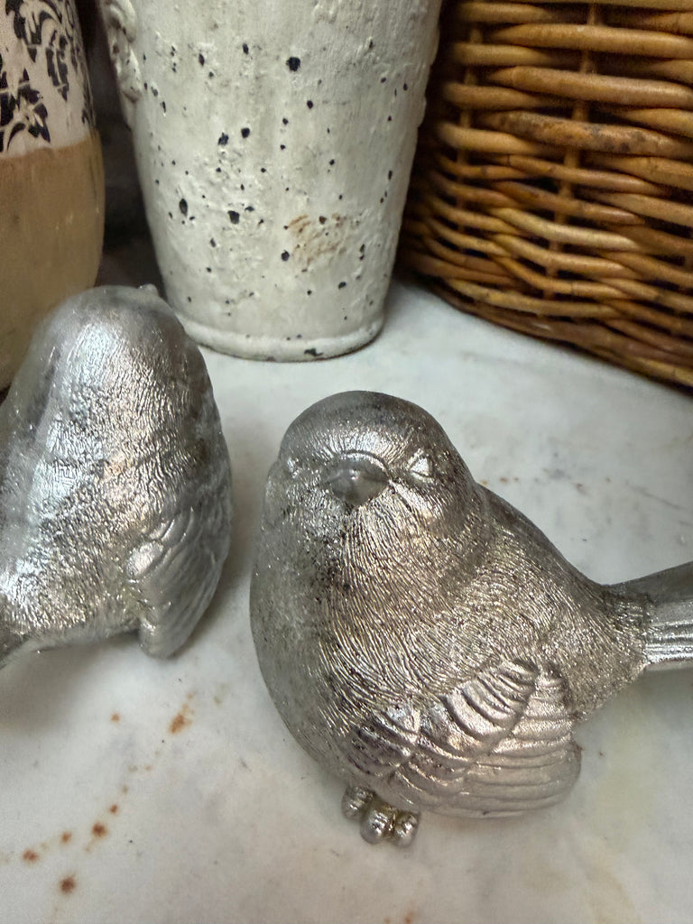 Pair of Small Ceramic Birds