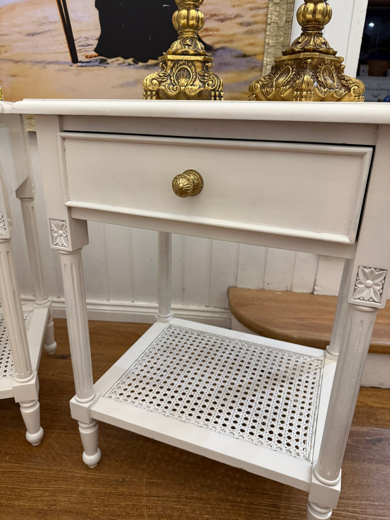 2 x French Provincial Bedside Tables